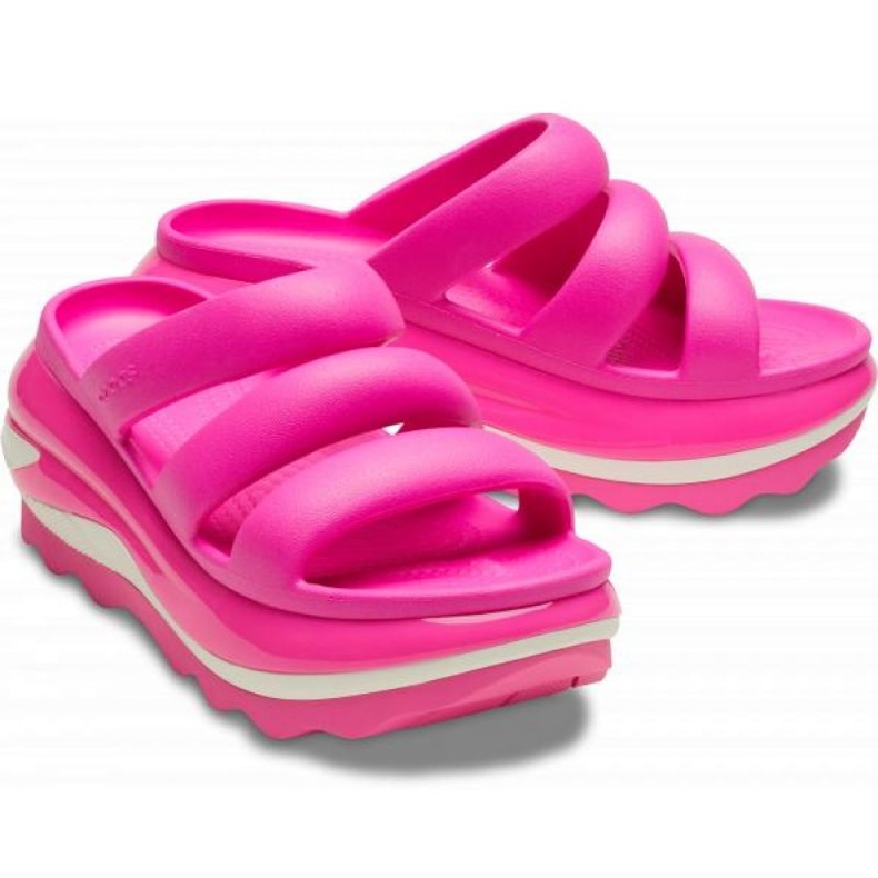 Crocs Mega Crush Triple Strap 209842-6TW Flip-Flops rosa 1