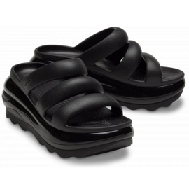 Crocs Mega Crush Triple Strap 209842-001 Flip-Flops schwarz 1