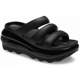 Crocs Mega Crush Triple Strap 209842-001 Flip-Flops schwarz 2