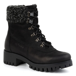 Olivier Damen-Lederstiefel, isolierte Winterstiefel, 330BB, schwarz 2