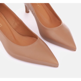 Marco Shoes Malaga-Stilettos beige 1