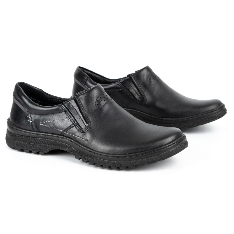 KOMODO Schwarze Freizeitschuhe für Herren 869 2