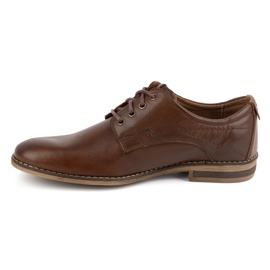 KOMODO Elegante Herren-Lederschuhe 825K braun 1