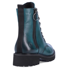 Isolierte Damen-Lederstiefel, blau Remonte D8671-12 1
