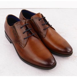 Herren-Lederschuhe, braun, Bugatti OO153267 2