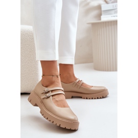 Damenschuhe mit Riemen Beige Rialuna 2