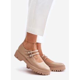Damenschuhe mit Riemen Beige Rialuna 1
