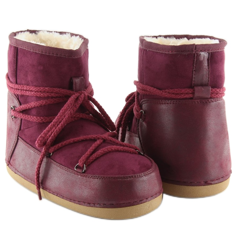 Moon Bordeaux Schneestiefel HW9500 Bordeaux rot 1