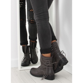 Graue Stiefel grau 9560 Grau 2