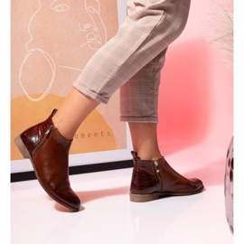 BUTDAM Aurora braune Btz-Herbststiefel aus Leder 1