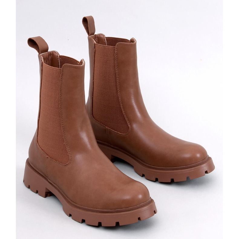 Hohe Chelsea-Stiefel für Damen von Setze Tan braun 1