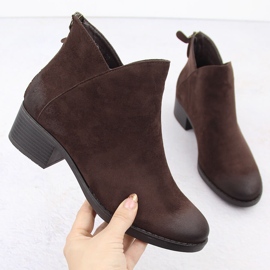 Braune isolierte Damenstiefeletten Potocki 12472 1