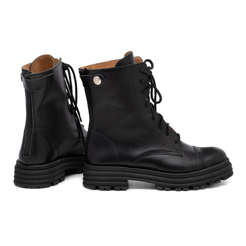 Damen-Baggies aus schwarzem Leder von Butdam WOR1 1