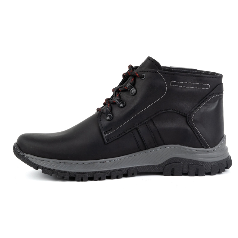 Olivier Herren-Winterschuhe aus Leder 119GT, schwarz 1