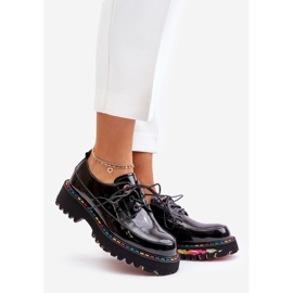 Schnürschuhe für Damen Artiker 55C0497 Schwarz 1