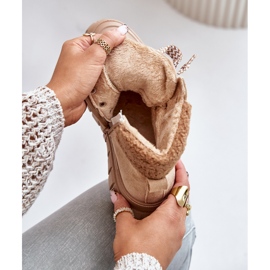 Isolierte Trapper-Stiefel für Damen auf der Plattform, Brown Alcyhen braun 2