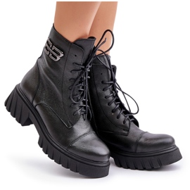 Zazoo 60486 Isolierte Arbeitsstiefel aus Leder, Schwarz 9