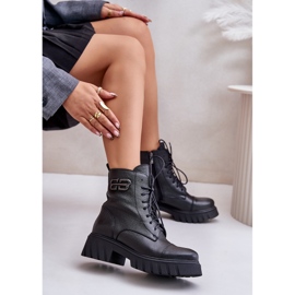Zazoo 60486 Isolierte Arbeitsstiefel aus Leder, Schwarz 7
