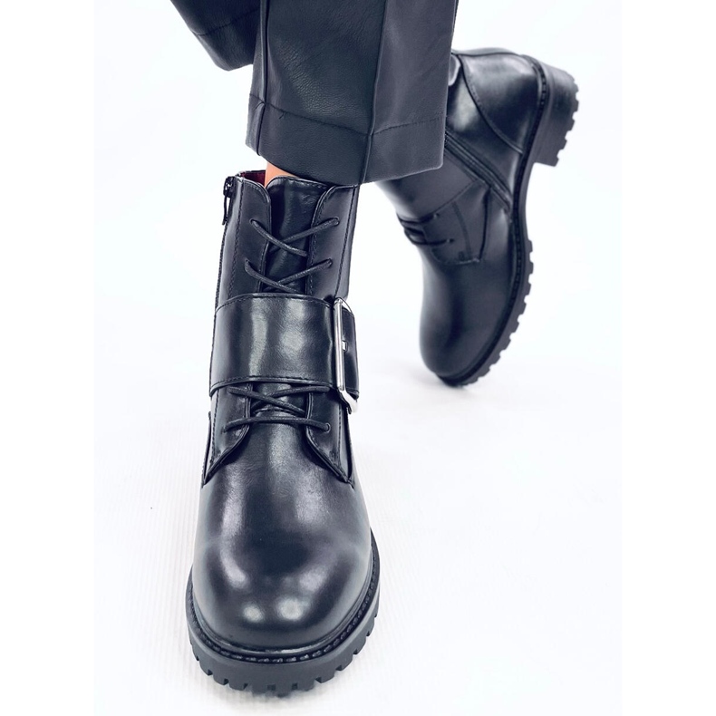 Schnürstiefel Billy Black schwarz 1