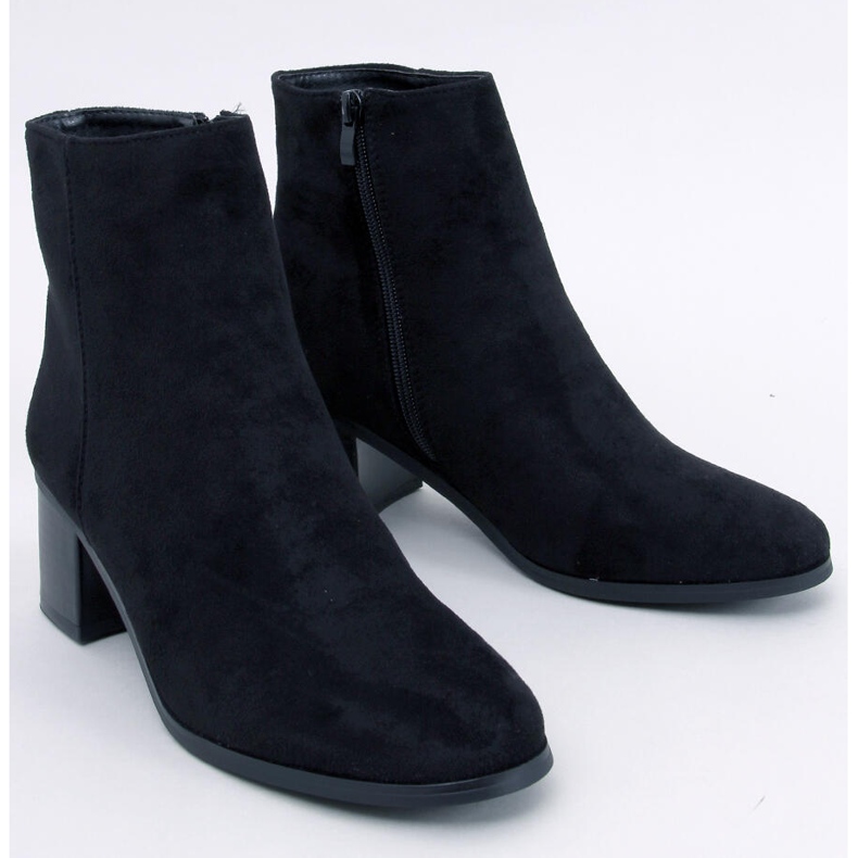 Klassische hochhackige Stiefeletten von Annie Black schwarz 1