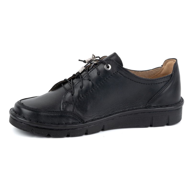 Kampol Damen-Lederschuhe 403/15 schwarz 1