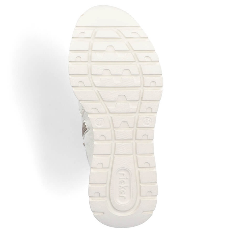 Isolierte Damen-Sportstiefel, weiß, Rieker M6010-80 2