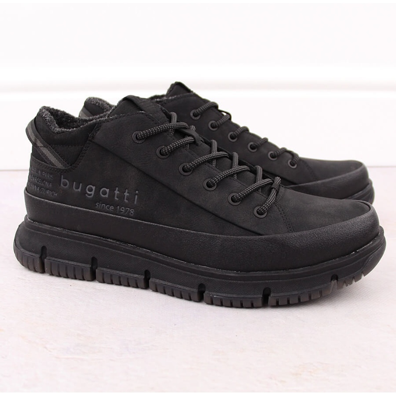 Hochisolierte Herrenstiefel, schwarz Bugatti OO153100 1