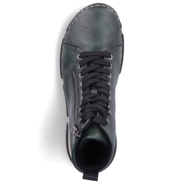 Bequeme grüne Damenstiefel Rieker 45920-54 1