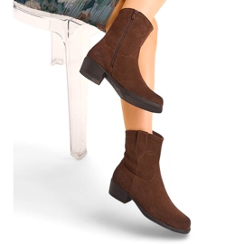 Braune Damen-Cowboystiefel aus Leder von Sergio Leone BT284-S 2