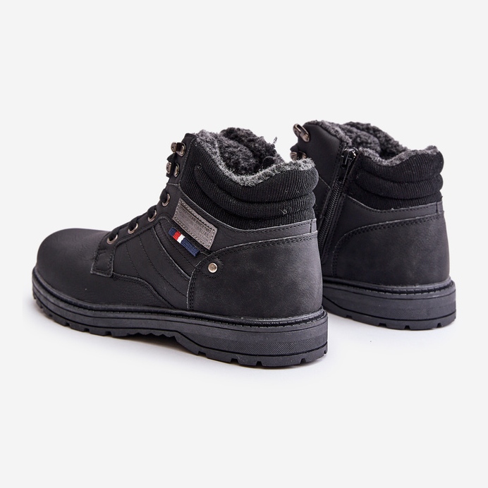 McBraun Isolierte Trapper für Herren in Schwarz 2