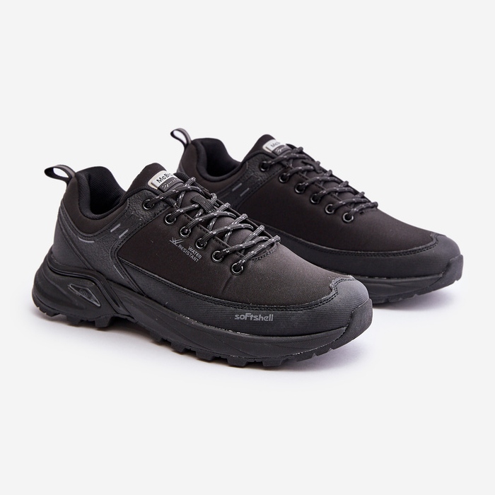 Leichte Herren-Trekking-Sportschuhe McBraun Schwarz 1