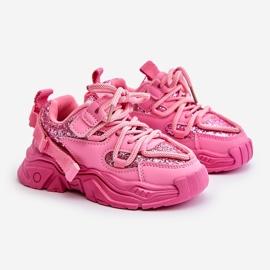 Mit Pailletten verzierte Kinder-Sneaker, rosa Liatoma 1