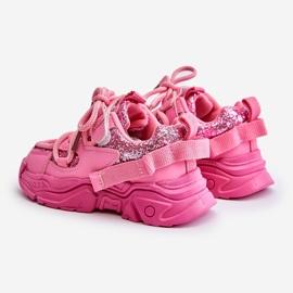 Mit Pailletten verzierte Kinder-Sneaker, rosa Liatoma 2