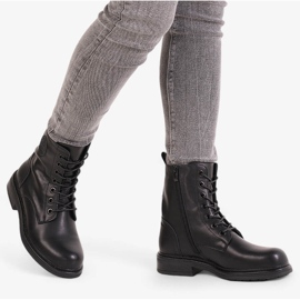 Schwarze Stiefeletten für Damen aus Leder von Sergio Leone BT682-S 1