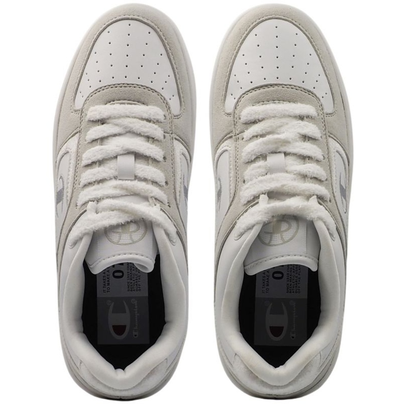 Champion Foul Play PLat Velour Low Cut S11702 ES002 Schuhe beige 1