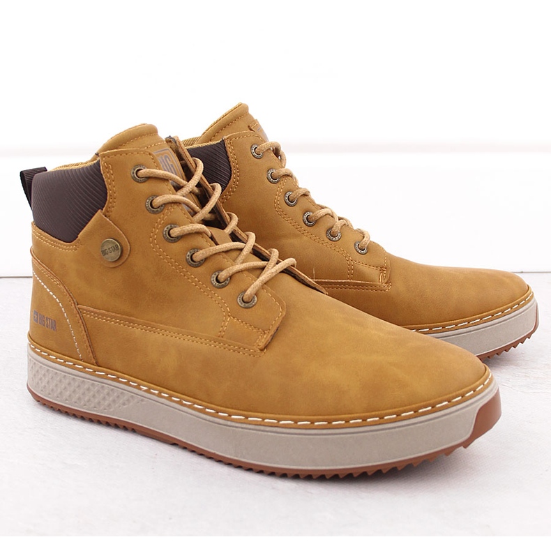 Schwarze High-Top-Sneaker für Herren Big Star OO174561 1