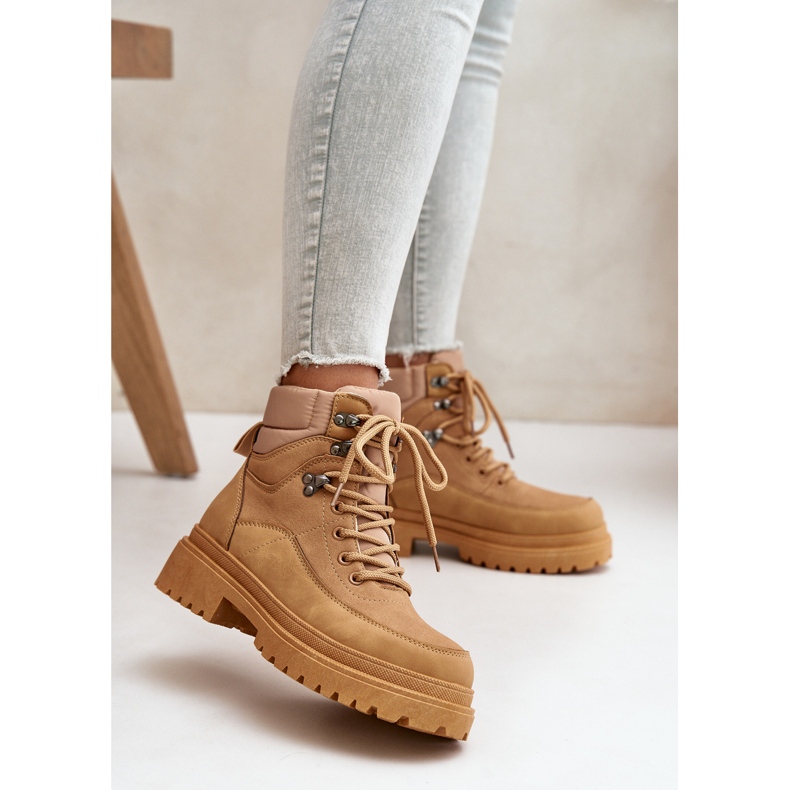 Camel Rabaria Damen-Schnürstiefeletten braun 2