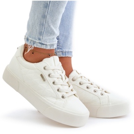 Isolierte Plateau-Sneaker für Damen Big Star OO274A464 Weiß 12