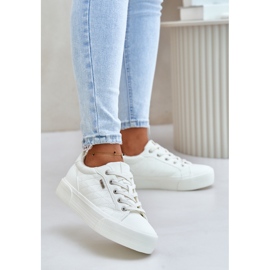 Isolierte Plateau-Sneaker für Damen Big Star OO274A464 Weiß 4