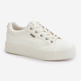 Isolierte Plateau-Sneaker für Damen Big Star OO274A464 Weiß 6