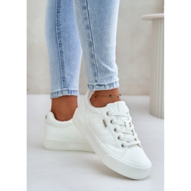 Isolierte Plateau-Sneaker für Damen Big Star OO274A464 Weiß 7