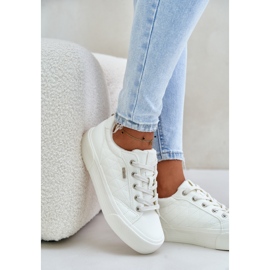 Isolierte Plateau-Sneaker für Damen Big Star OO274A464 Weiß 9
