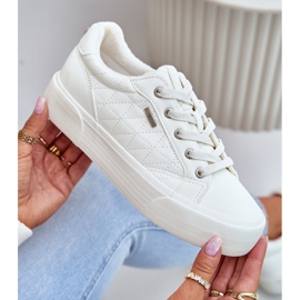 Isolierte Plateau-Sneaker für Damen Big Star OO274A464 Weiß 3