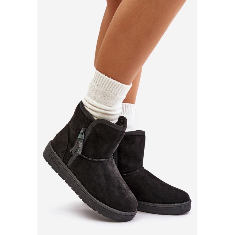 Big Star Damen Schneestiefel OO274A163 Schwarz 1