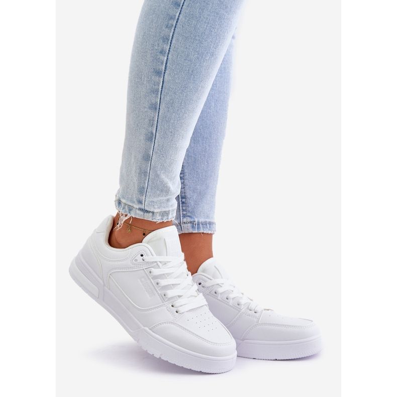 Big Star Damen Sneakers OO274A549 Hi-Poly System Weiß 1
