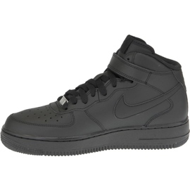 Nike Air Force 1 Mid Gs W 314195-004 Schuhe schwarz 1