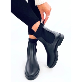 Damen-Chelsea-Stiefel Below Black schwarz 2