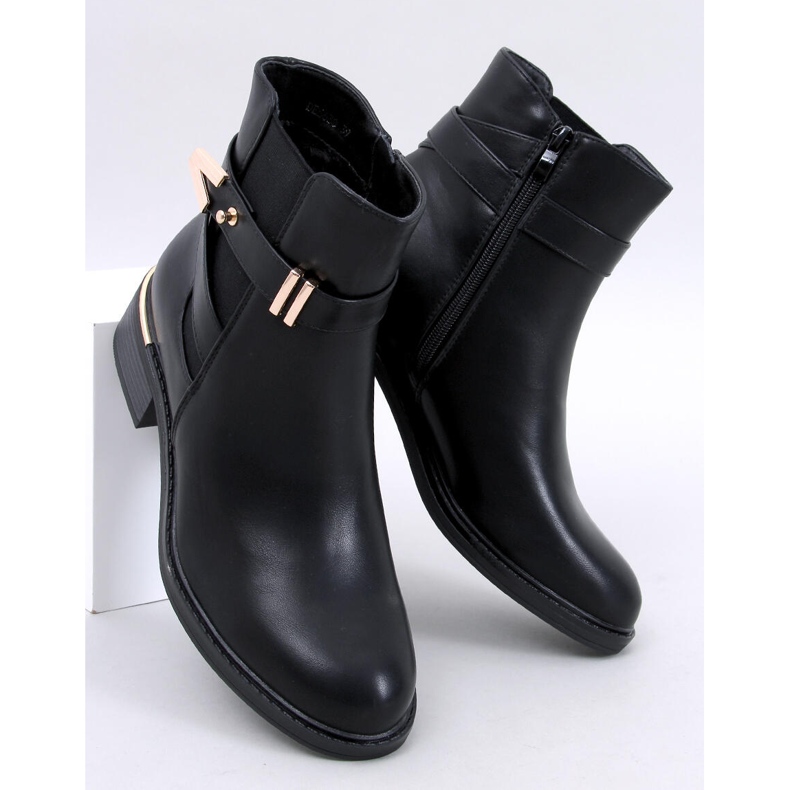 Gavins schwarze Pu-Chelsea-Stiefel 1