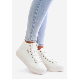 Isolierte Damen-Sneaker mit Nähten Big Star OO274A479 Weiß 1