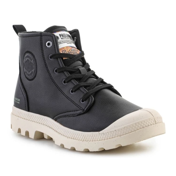 Palladium Pampa Hi Re-Vegan Leather U Schuhe 74378-008-M Schwarz 1